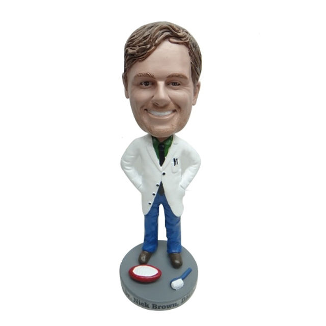 Picture of Custom Bobblehead Doll: Smiling Dentist