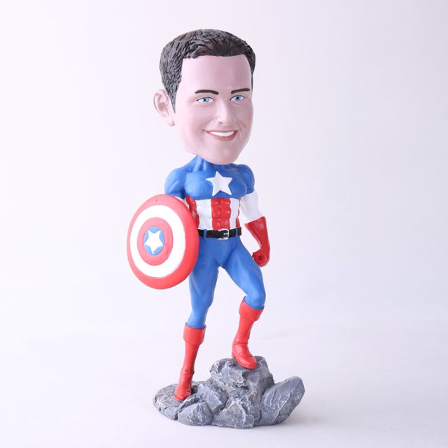 Picture of Custom Bobblehead Doll: US Captain