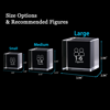 Picture of Custom Photo 3D Laser Crystal: Cube | Personalized 3D Photo Laser Crystal | Unique Gift for Birthday Wedding Christmas etc.