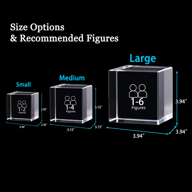 Picture of Custom Photo 3D Laser Crystal: Cube | Personalized 3D Photo Laser Crystal | Unique Gift for Birthday Wedding Christmas etc.