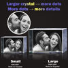 Picture of Custom Photo 3D Laser Crystal: Landscape Straight Line | Personalized 3D Photo Laser Crystal | Unique Gift for Birthday Wedding Christmas etc.