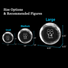 Picture of Custom 3D Laser Crystal Ball  - Laser Etched Photo in a Ball  Memory Gifts For Dad Mom Children Parents