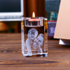 Picture of Custom Photo 3D Laser Crystal: Candlestick | Personalized 3D Photo Laser Crystal | Unique Gift for Birthday Wedding Christmas etc.