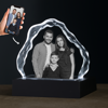 Picture of Custom Photo 3D Laser Crystal: New Large Iceberg Crystal | Personalized 3D Photo Laser Crystal | Unique Gift for Birthday Wedding Christmas etc.