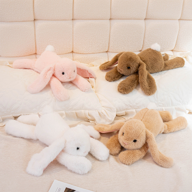Picture of Personalized Bunny Plush Toy – Personalized Name Embroidery on Ears – Soft Comfort Stuffed Animal Gift for Baby, Kids & Special Occasions