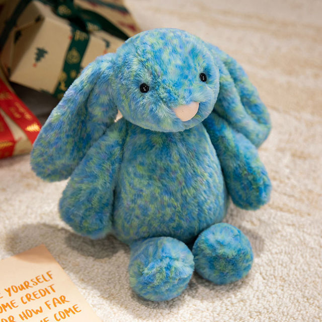Picture of Personalized Embroidered Plush Rabbit - Custom Name Plush Toy Rabbit - Personalized Cozy Bunny Gift for Kids