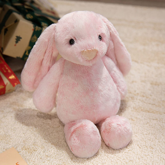 Picture of Personalized Embroidered Plush Rabbit - Custom Name Plush Toy Rabbit - Personalized Cozy Bunny Gift for Kids