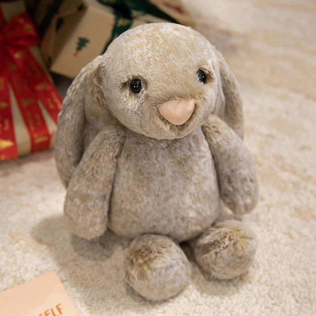 Picture of Personalized Embroidered Plush Rabbit - Custom Name Plush Toy Rabbit - Personalized Cozy Bunny Gift for Kids