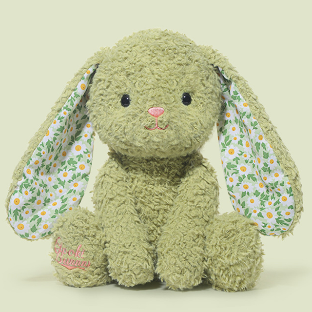 Picture of Personalized Bunny Plush Toy - Personalized Name Embroidery on Ears - Cute Bunny Plush Doll Comforting Doll