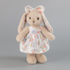 Picture of Personalized Bunny Plush Toy with Embroidered Ears -Personalized Name Stuffed Animal in Floral Dress - Gift for Kids & Baby - copy