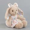 Picture of Personalized Bunny Plush Toy with Embroidered Ears -Personalized Name Stuffed Animal in Floral Dress - Gift for Kids & Baby - copy