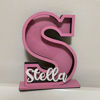 Picture of Personalized Colorful Wooden Letter Piggy Bank - Custom Name Coin Bank for Kids & Adults - Decorative Alphabet Money Box Gift