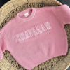 Picture of Personalized Embroidered Name Sweater for Kids - Custom Knitted Embroidery Sweater for Toddlers & Baby