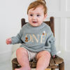 Picture of Personalized Embroidered First Birthday Sweater - Custom Embroidery Sweaters for Kids