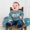 Picture of Personalized Embroidered First Birthday Sweater - Custom Embroidery Sweaters for Kids