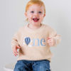 Picture of Personalized Embroidered First Birthday Sweater - Custom Embroidery Sweaters for Kids