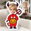 Picture of Custom Halloween Pillow | Custom Halloween Devil Photo Pillow