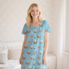 Picture of Personalized Pajamas - Custom Photo Nightdress – Personalized Face Sleepwear