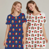 Picture of Personalized Pajamas - Custom Photo Nightdress – Personalized Face Sleepwear - Heart Nightdress