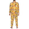 Picture of Personalized Pajamas - Halloween Theme Custom Pajamas - Personalized Face Long Sleeve Pajama Set - Yellow Pumpkin Ghost Theme