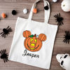 Picture of Custom Halloween Trick or Treat Bag | Personalised Halloween Canvas Bag with Name