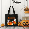 Picture of Custom Halloween Trick or Treat Canvas Bag | Personalized Canvas Bag with Name for Halloween Night