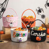 Picture of Custom Embroidered Halloween Candy Basket - Trick or Treat Basket - Halloween Basket for Kid