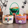 Picture of Custom Embroidered Halloween Candy Basket - Trick or Treat Basket - Halloween Basket for Kid