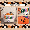 Picture of Custom Embroidered Halloween Candy Basket - Trick or Treat Basket - Halloween Basket for Kid