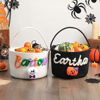 Picture of Custom Embroidered Halloween Candy Basket - Trick or Treat Basket - Halloween Basket for Kid