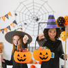 Picture of Personalised Halloween Trick or Treat Basket for Kids - Custom Embroidered Halloween Candy Basket