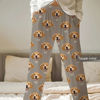 Picture of Custom Pajama Pants with Pets Face and Name - Personalized Pajama bottoms with Faces