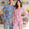 Picture of Custom Pajama Sets - Personalised Long Sleeve Pajama Set with Faces
