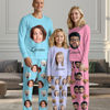 Picture of Custom Pajama Sets - Personalised Long Sleeve Pajama with Faces and Name