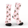 Picture of Custom Halloween Face Socks - Cute Funny Halloween - Personalized Socks for Men Women Kids