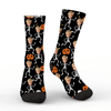 Picture of Custom Halloween Face Socks – Funny Skeleton Dance Pumpkin Personalized Socks for Men Women Kids