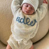 Picture of Newborn Baby Embroidered Sweater Set - Custom Embroidered Baby Sweaters -  Baby Shower Gift