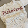 Picture of Newborn Baby Embroidered Sweater Set - Custom Embroidered Baby Sweaters -  Baby Shower Gift