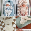Picture of Newborn Baby Embroidered Sweater Set - Custom Embroidered Baby Sweaters -  Baby Shower Gift