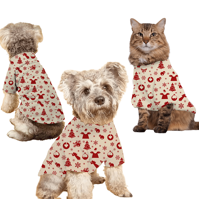 Picture of Family Christmas Pajamas Set -  Christmas Cream Sleepwear