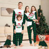 Picture of Family Christmas Pajama Sets - Long Sleeve Pajamas with Santa Pattern - Family Christmas Gift