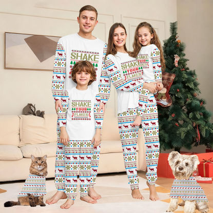 Picture of Family Christmas Pajama Sets - Long Sleeve Pajamas - Family Gift for Christmas