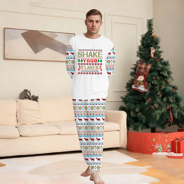 Picture of Family Christmas Pajama Sets - Long Sleeve Pajamas - Family Gift for Christmas
