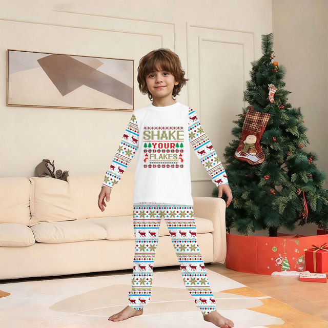 Picture of Family Christmas Pajama Sets - Long Sleeve Pajamas - Family Gift for Christmas