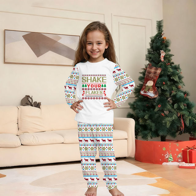 Picture of Family Christmas Pajama Sets - Long Sleeve Pajamas - Family Gift for Christmas