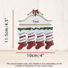Picture of Personalised Resin Christmas Ornament with Names -  Family Christmas Stocking Ornament
