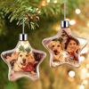 Picture of Personalised Photo Christmas Tree Ornament -  Christmas Ball Ornament - Xmas Home Decor
