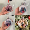 Picture of Personalised Photo Christmas Tree Ornament -  Christmas Ball Ornament - Xmas Home Decor