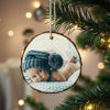 Picture of Personalised Wood Christmas Tree Ornament with Photo -  Family Christmas Ornament - Christmas Decor