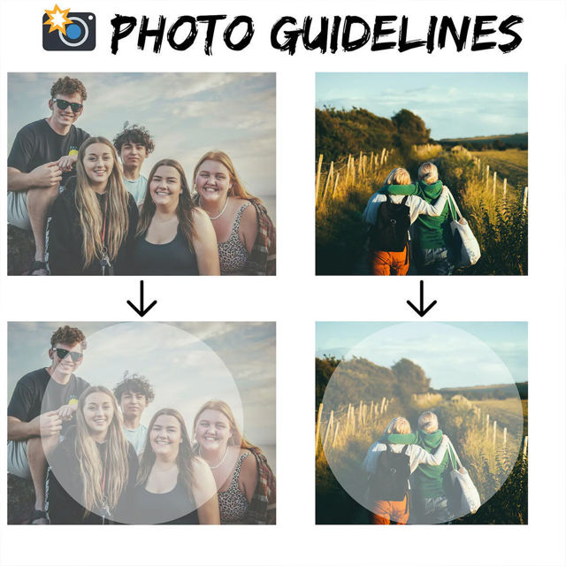 Picture of Photo Ceramics Christmas Ornaments - Personalised Family Christmas Tree Decor